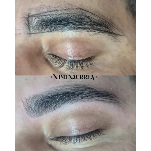 Depilación de cejas con cera masculina Depilación de cejas masculinas con cera para una apariencia limpia y natural